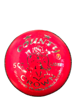 County Crown Pink Leather Cricket Ball