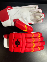 Lady Bird Pro Red Cricket batting gloves
