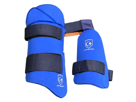 Gortonshire Combo Cricket Thigh Guard Blue