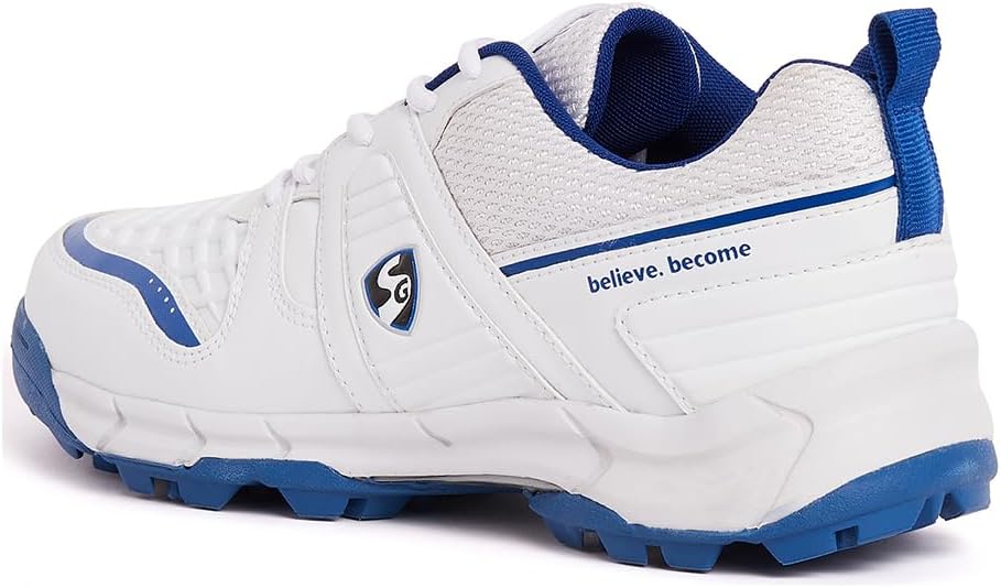 SG Steadler 6.0 Cricket Shoes White/Royal Blue