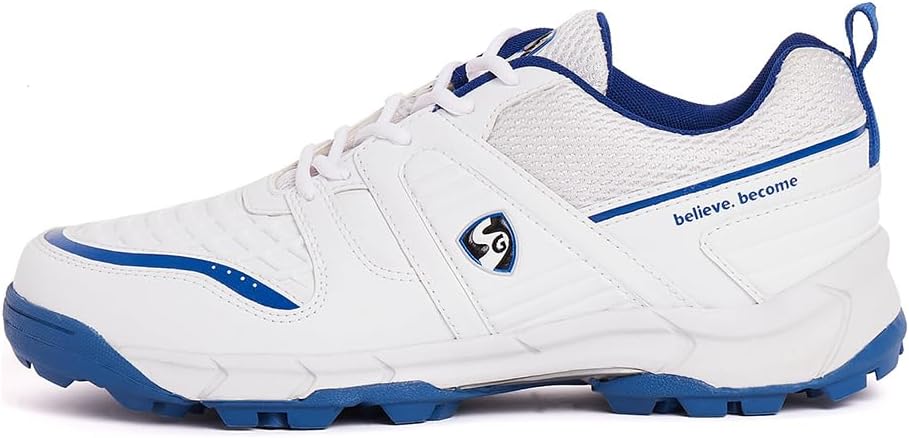 SG Steadler 6.0 Cricket Shoes White/Royal Blue