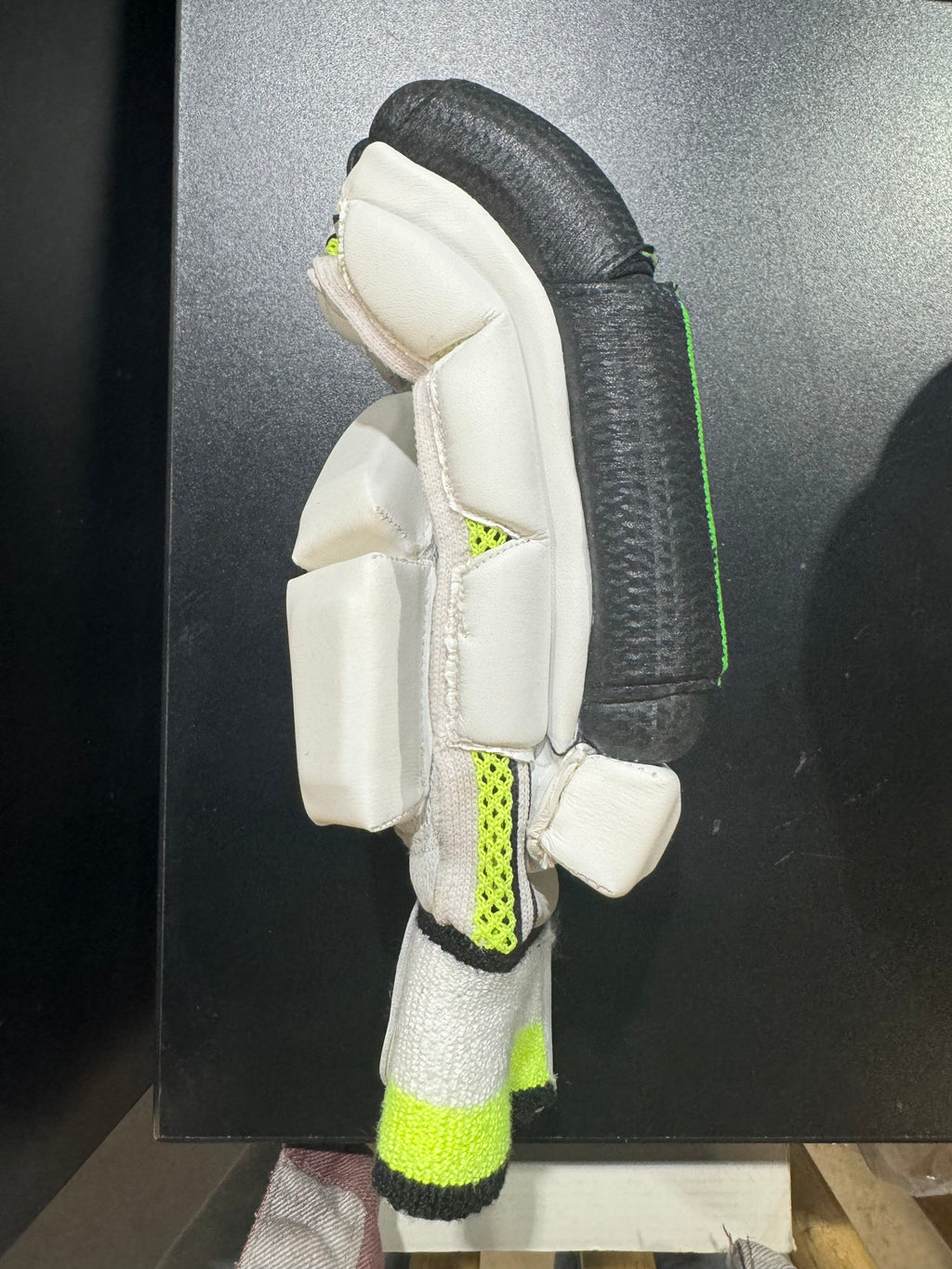 Lady Bird Pro Green White Cricket Batting Gloves