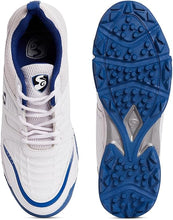 SG Steadler 6.0 Cricket Shoes White/Royal Blue