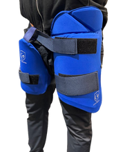 Gortonshire Combo Cricket Thigh Guard Blue