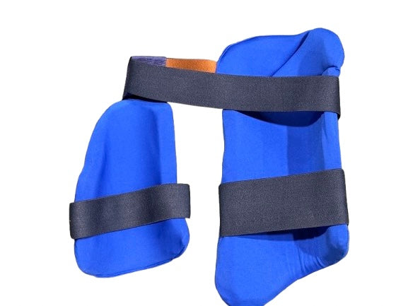 Gortonshire Combo Cricket Thigh Guard Blue