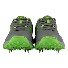 Newbery 2022 Flexispike Elite All Rounder Cricket Shoes - Grey /Green