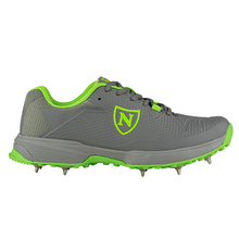 Newbery 2022 Flexispike Elite All Rounder Cricket Shoes - Grey /Green