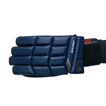 Gortonshire Focus Navy Blue Cricket Batting Gloves