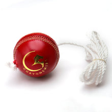 Gortonshire Leather Cricket Training Ball Red
