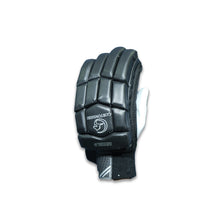 Gortonshire Shield Black Cricket Batting Gloves