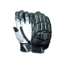 Gortonshire Shield Black Cricket Batting Gloves
