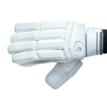 Gortonshire Shield White Cricket Batting Gloves