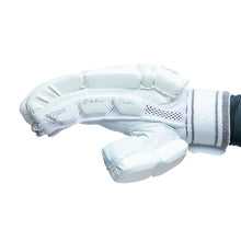 Gortonshire Shield White Cricket Batting Gloves