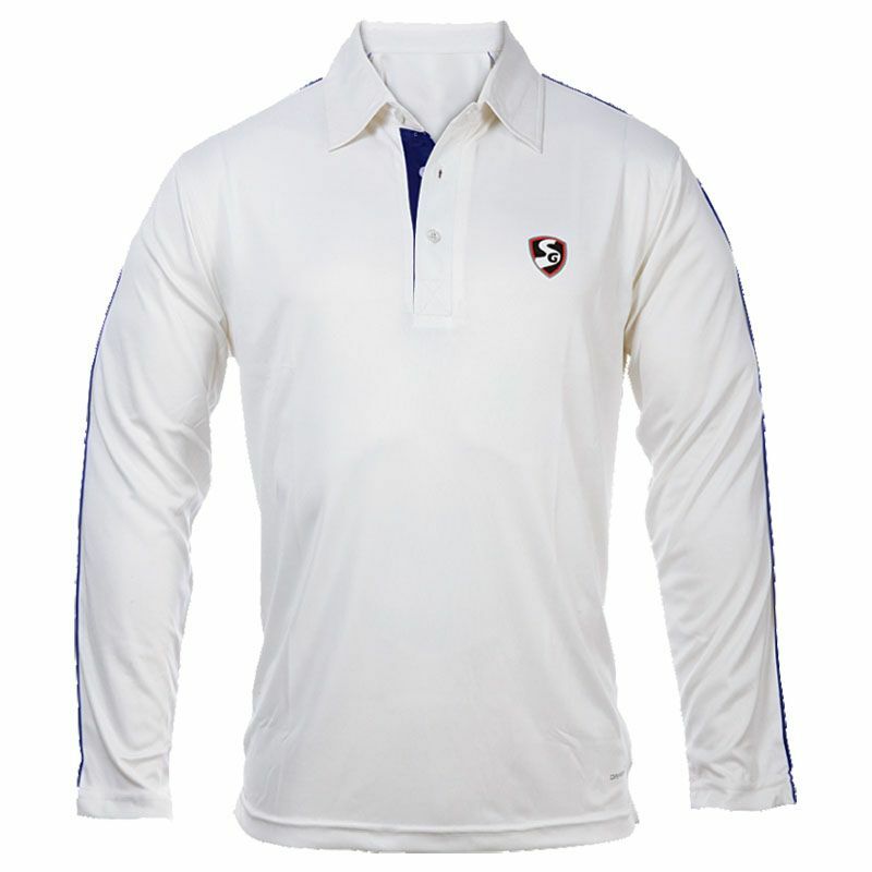 SG Century Cricket White Shirt Full Sleeves