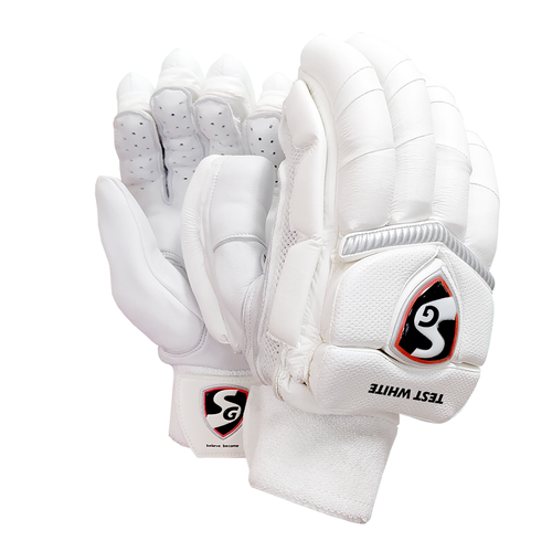 SG Test White Cricket Batting Gloves