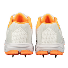 Newbery Cricket Shoes, Cricket Shoes, White Cricket Shoes, White Orange Cricket Shoes, Spikes