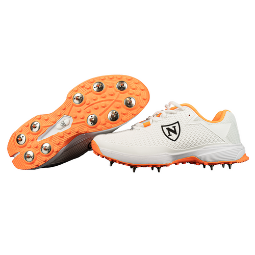 Newbery 2022 Flexispike Elite All Rounder Cricket Shoes - Orange