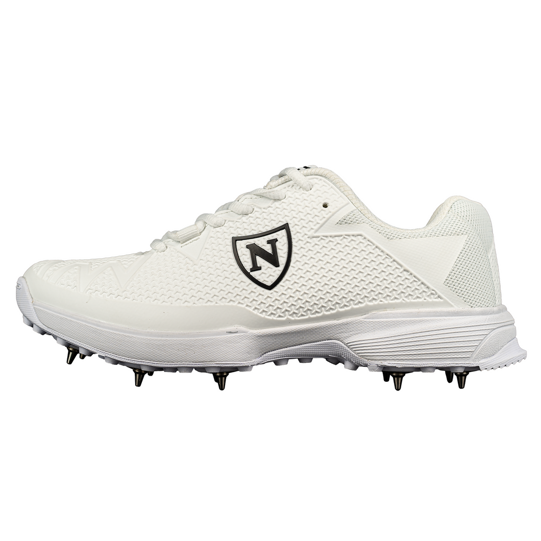 Newbery Flexispike All Rounder Cricket Shoes White StarSportsUS