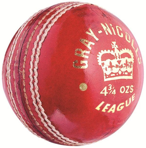 GRAY NICOLLS LEAGUE RED Leather Ball