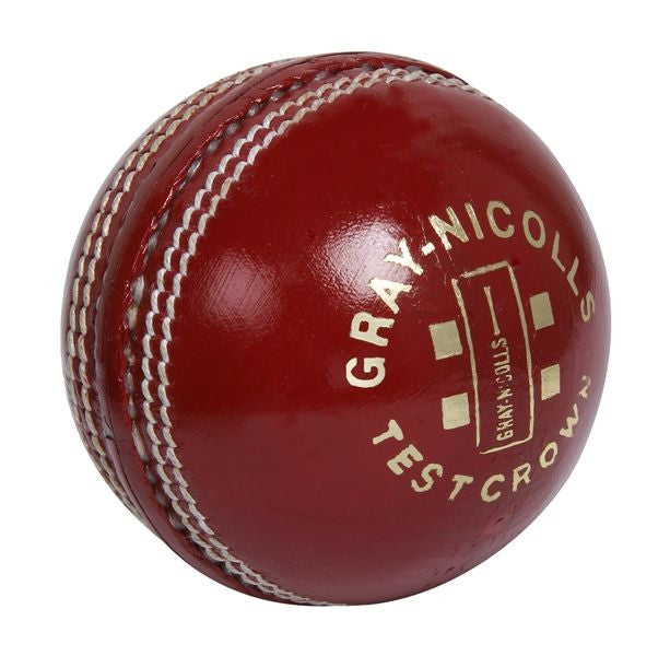 GRAY NICOLLS TEST CROWN Red 4-P Leather Ball