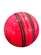 County Crown Pink Leather Cricket Ball