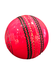 County Crown Pink Leather Cricket Ball