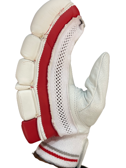 MRF Genius Elite Red Cricket Batting Gloves