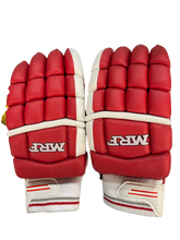 MRF Genius Elite Red Cricket Batting Gloves