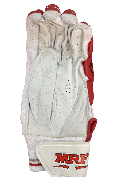 MRF Genius Elite Red Cricket Batting Gloves