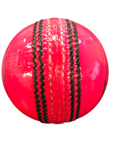 County Crown Pink Leather Cricket Ball