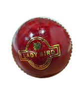 Lady Bird Elegant Red Leather Cricket Ball
