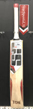 SS White Edition Red English Willow Cricket Bat