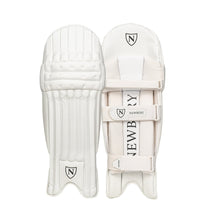 Newbery N Series White Cricket Batting Pads / Legguards - AMBIDEXTROUS