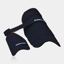 Moonwalkr 2.0 Cricket Batting Combo Thigh Guard Pad Blue