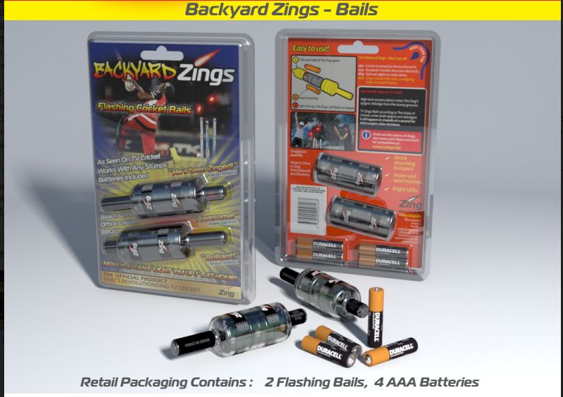 Zing Backyard Flashing Bails